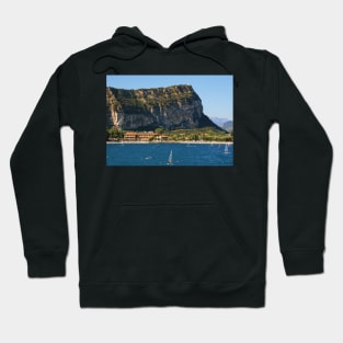 Windsurfers at Torbole, Lake Garda Hoodie